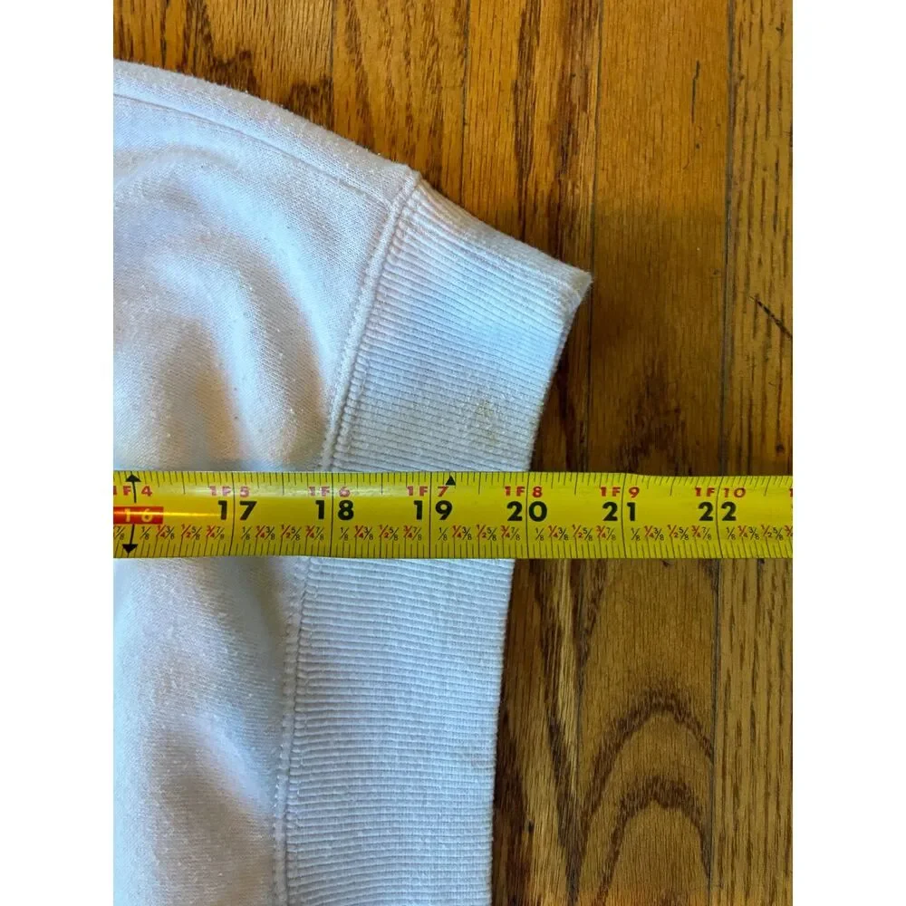 Sailor Moon White Y2k Pullover Sweatshirt Top  Girls Size 13 - 14 Years